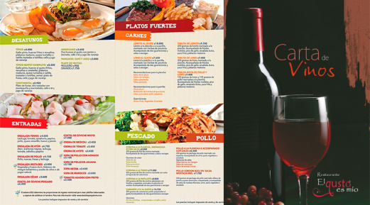 Cartas-Menús